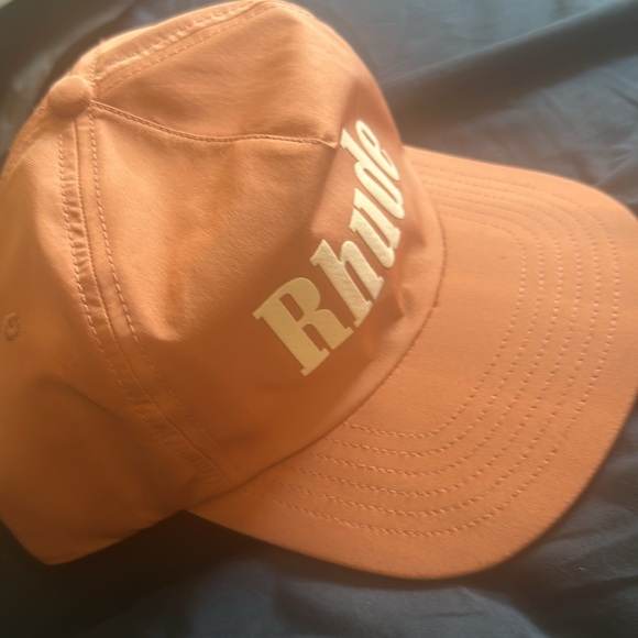 Rhude snap back Hat - peach - Picture 4 of 7